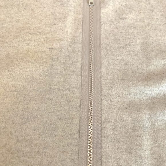 DKNY cream wool biased coat - Picture 7 of 8